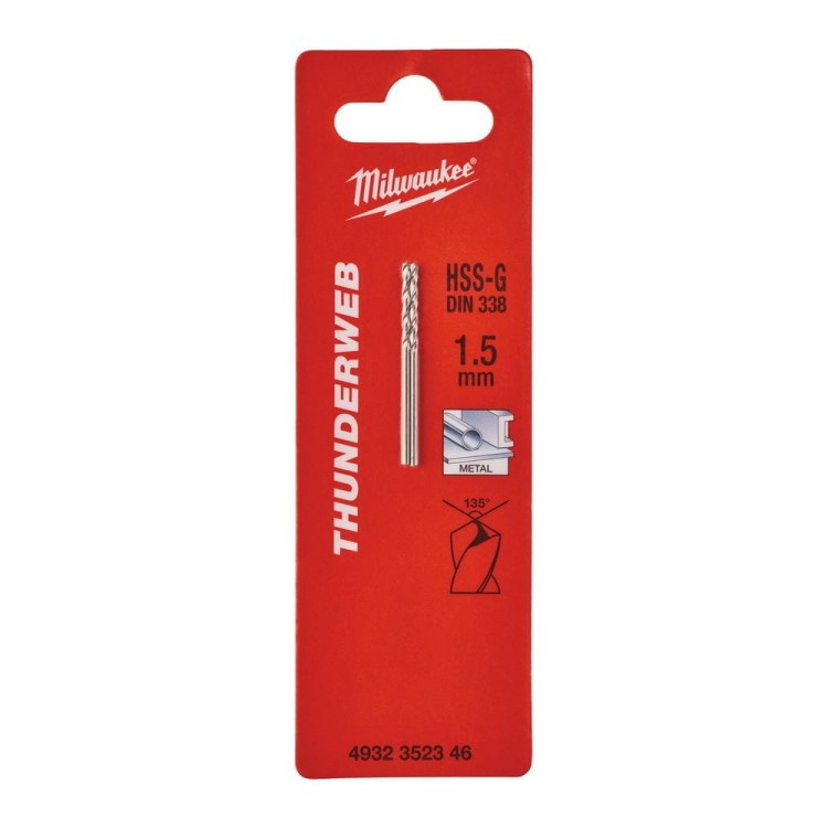 WIERTŁA HSS-G THUNDERWEB 1,5MM-2 SZT 4932352346 - techniktools