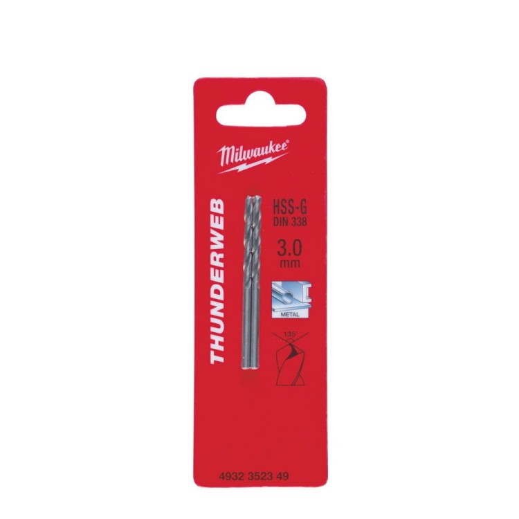 WIERTŁA HSS-G THUNDERWEB 3,0MM-2 SZT 4932352349 - techniktools