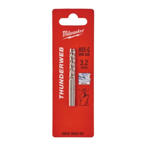 WIERTŁA HSS-G THUNDERWEB 3,2MM-2 SZT 4932352350 - techniktools