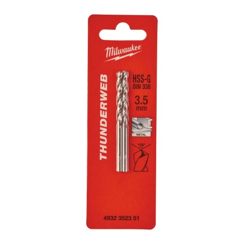 WIERTŁA HSS-G THUNDERWEB 3,5MM-2 SZT 4932352351 - techniktools