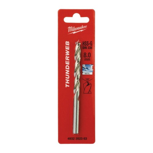 WIERTŁO HSS-G THUNDERWEB 8,0MM 4932352363 - techniktools