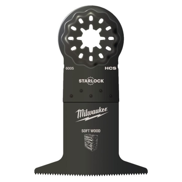 48906505 - Brzeszczot do Multitoola do cięcia wgłębnego drewna, 65 x 42 mm (50 szt.)