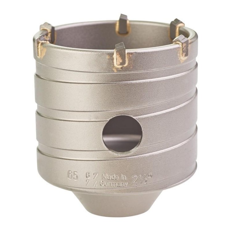4932344480 - Koronka rdzeniowa do betonu SDS-Plus TCT, 65 x 50 mm