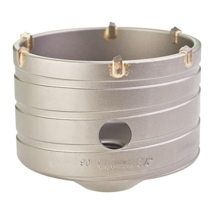 4932344482 - Koronka rdzeniowa do betonu SDS-Plus TCT, 90 x 50 mm