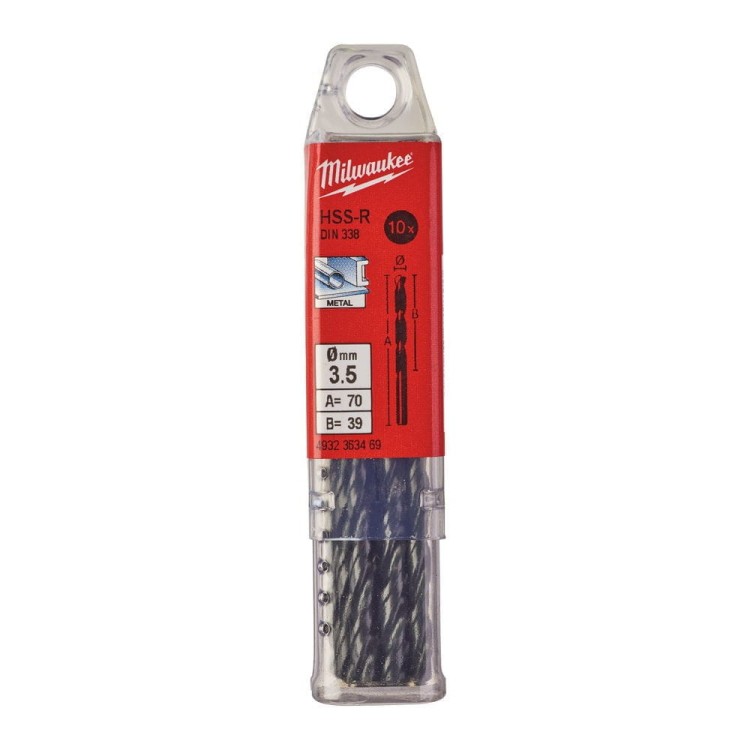 WIERTŁA HSS-R 3,5MM-10 SZT 4932363469 - techniktools
