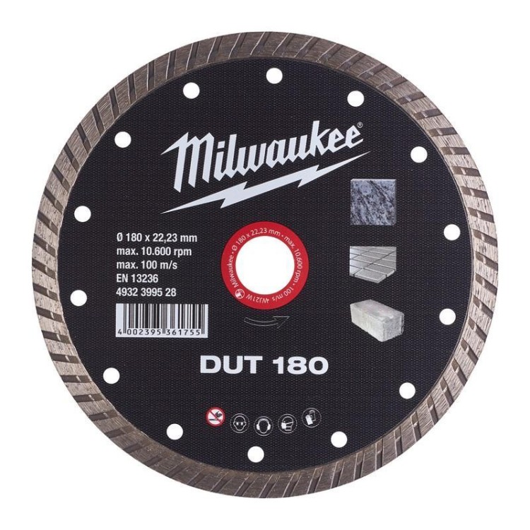4932399528 - Tarcza diamentowa tnąca DUT 180 x 22,23 mm