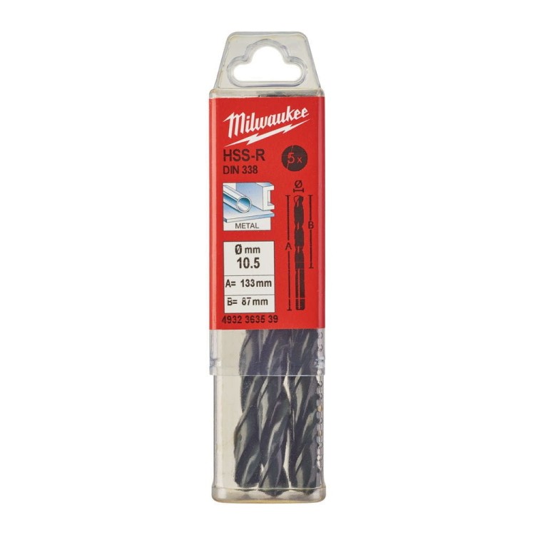 WIERTŁA HSS-R 10,5MM-5 SZT 4932363539 - techniktools