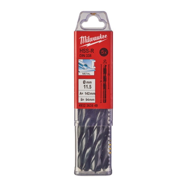 WIERTŁA HSS-R 11,5MM-5 SZT 4932363549 - techniktools