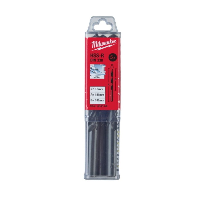 WIERTŁA HSS-R 13,0MM-5 SZT 4932363564 - techniktools