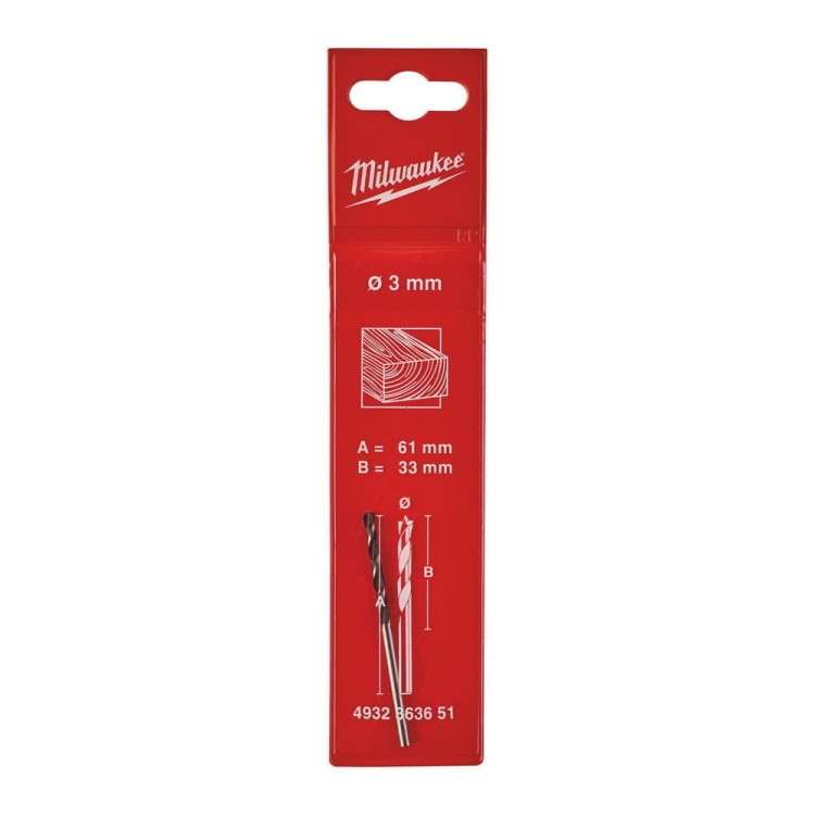 Wiertło czołowe do drewna - DIN 7487 E 4932363651 - techniktools