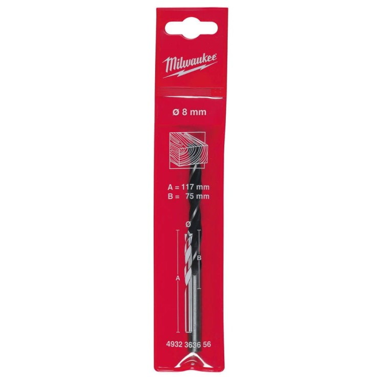 WIERTŁO DO DREWNA 8/75/117MM 4932363656 - techniktools