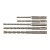 4932471242 - Zestaw wierteł udarowych SDS-Plus Contractor, 2-ostrzowych, ? 5/6 × 110 mm, ? 6/8/10 × 160 mm (5 szt.)