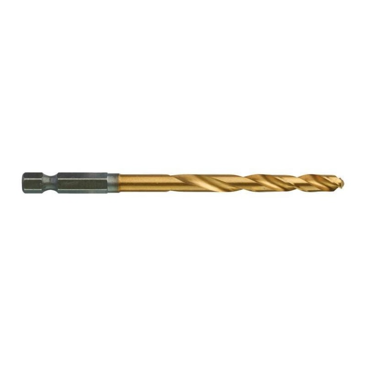 4932478181 - Wiertło do metalu Shockwave HSS-G Tin, 6,0 x 63/105 mm, uchwyt Hex (10 szt.)