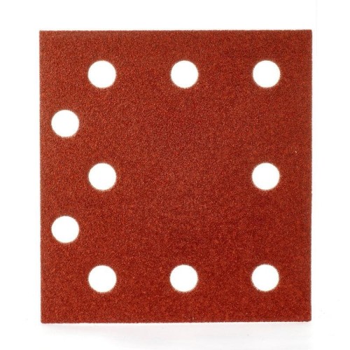 4932492760 - Papier ścierny prostokątny na rzep do szlifierki oscylacyjnej 115 x 107 mm, gr. 80 (10 szt.)