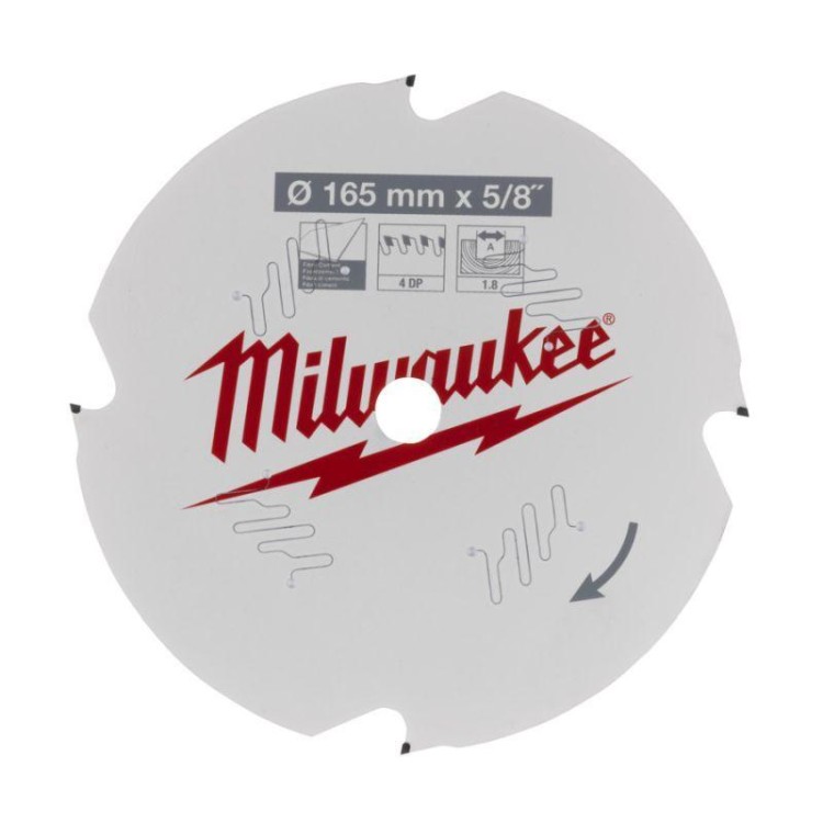 4932493217 - Tarcza pilarska do drewna 165 x 15,87 mm, 4 zęby