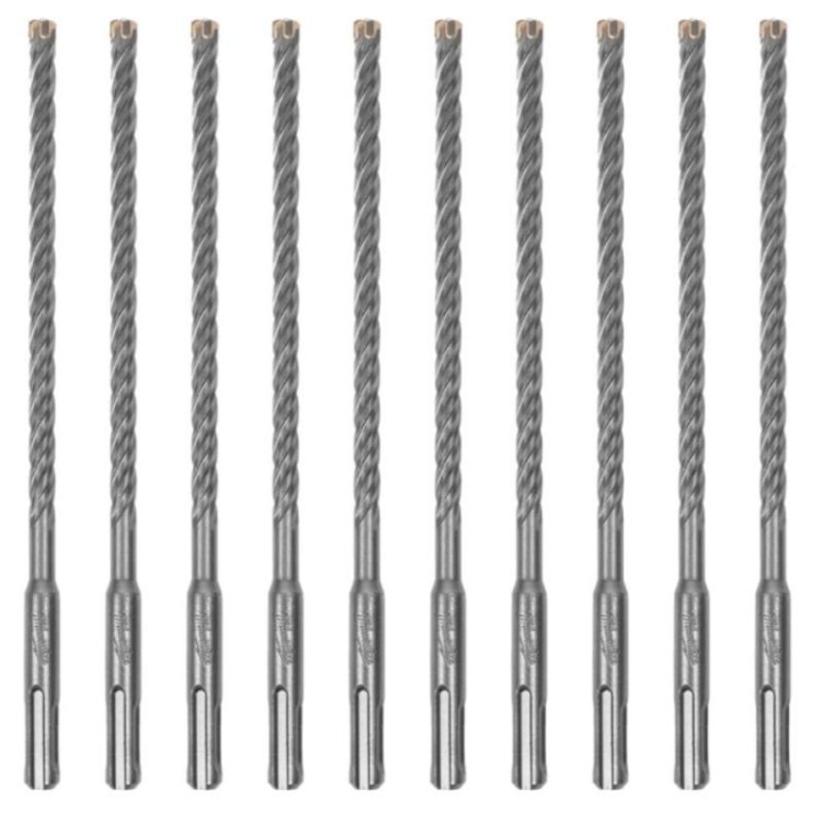 4932498882 - Wiertło udarowe do betonu SDS-Plus Contractor, 4-ostrzowe, 8 x 140/210 mm (10 szt.)