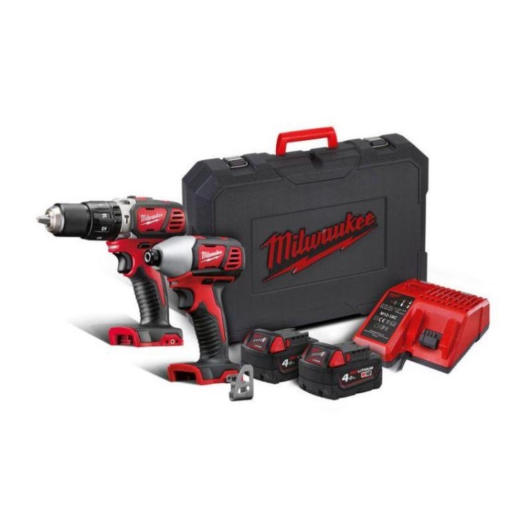 M18 BPP2C-402C - Zestaw POWERPACK M18, M18 BPD, M18 BID, 2 x 4.0 Ah + ładowarka, w walizce, 4933443552