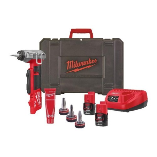 M12 FPXP-I06202C - Subkompaktowe narzędzie do rozszerzania rur UPONOR 12 V, FUEL w walizce, 2 x 2.0 Ah + ładowarka, 4933472021