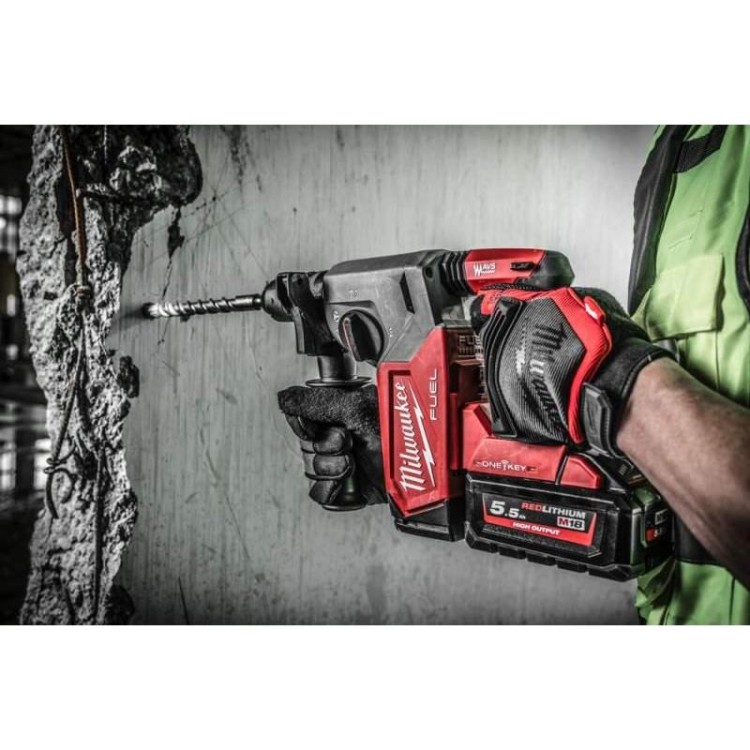 M18 ONEFHX-0 - Młot 4-trybowy SDS-Plus 18 V, FUEL, ONE-KEY, bez wyposażenia, 4933478502