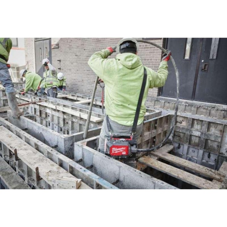 MXF CVBCKIT-602 - Wibrator walizkowy do betonu + wałek 4 m i buława 38 mm, MX FUEL ONE-KEY, 2 x 6.0 Ah + ładowarka, 4933479610