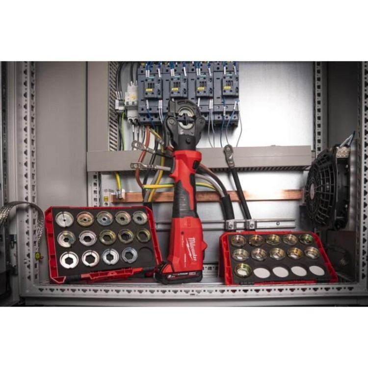 M18 ONEHCCT60-0C - Hydrauliczna zaciskarka do kabli 60 kN, 18 V, FORCE LOGIC, ONE-KEY, w walizce, bez wyposażenia, 4933479683