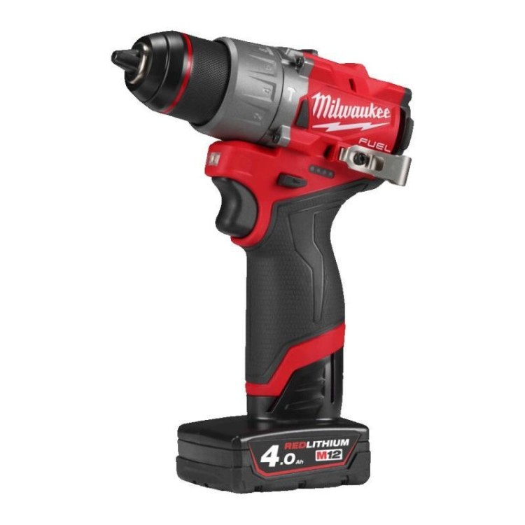 M12 FPD2-402X - Kompaktowa wiertarko-wkrętarka udarowa 12 V, 4.0 Ah, FUEL, w walizce, z 2 akumulatorami i ładowarką, 4933479869
