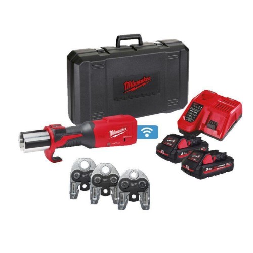 M18 ONEBLHPT-302C - Zaciskarka do rur Geberit Mapress 18 V, FORCE LOGIC ONE-KEY, w walizce, 2 x 3.0 Ah + ładowarka, 4933480904