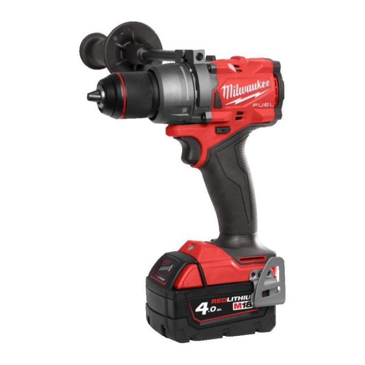 M18 FPD3-402C - Wiertarko-wkrętarka udarowa 158 Nm, 18 V, 4.0 Ah, FUEL, w walizce, z 2 akumulatorami i ładowarką, 4933492473