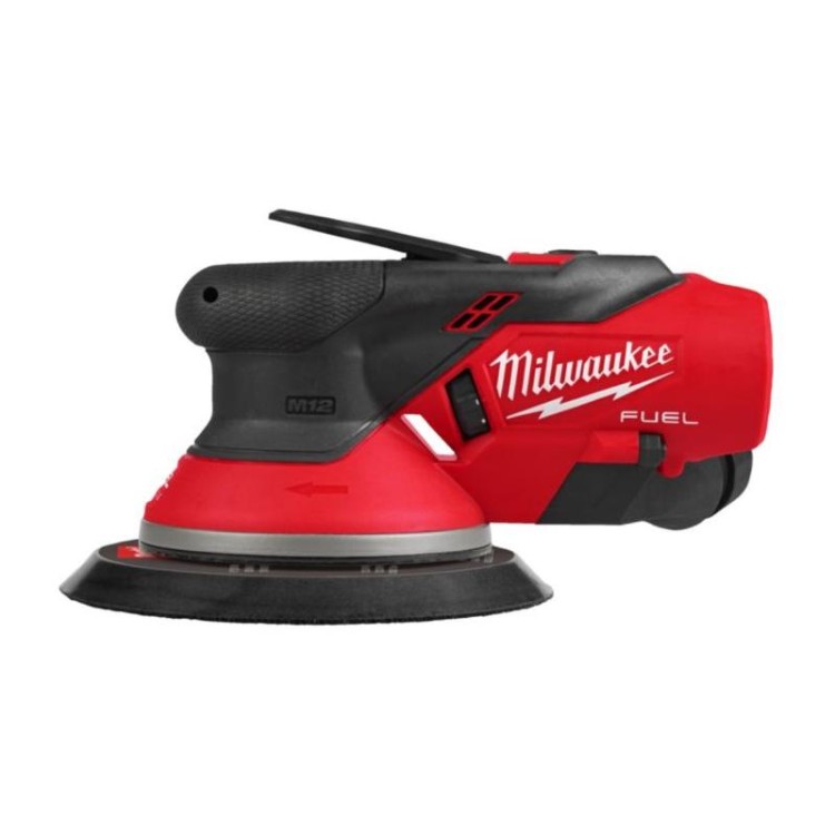 M12 FROS2.5-502X - Szlifierka mimośrodowa 150 mm, 12 V, 5.0 Ah. FUEL, w walizce, z 2 akumulatorami i ładowarką, 4933493648