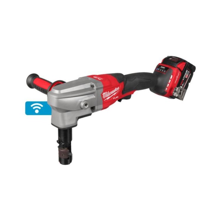 M18 FNB35-502X - Nożyce do blachy 3,5 mm, 18 V, 5.0 Ah, FUEL, ONE-KEY, w walizce, z 2 akumulatorami i ładowarką, 4933498983