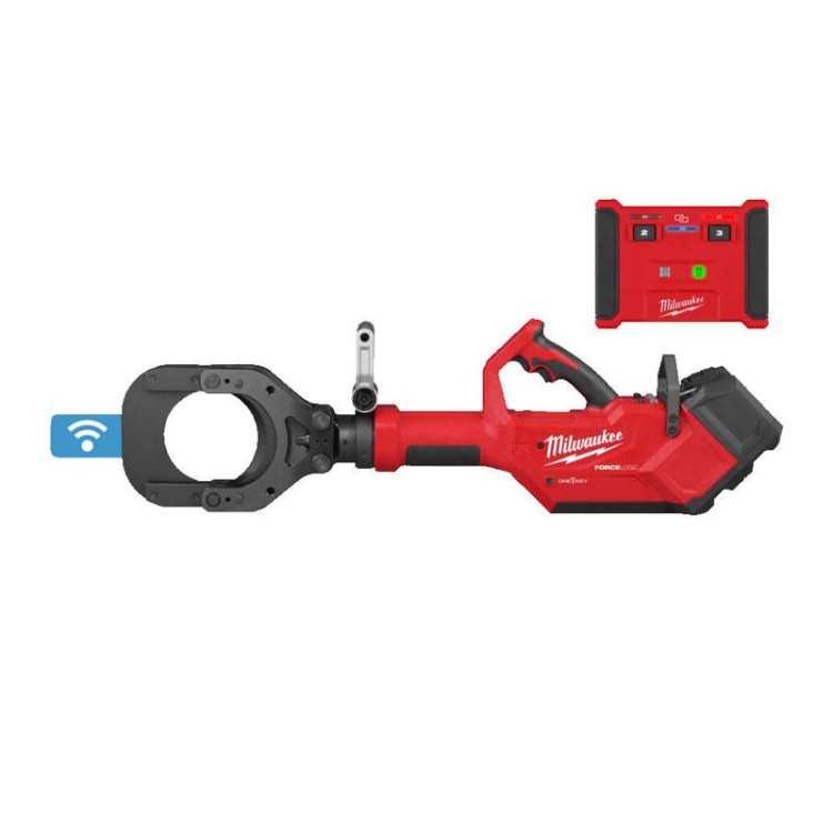 M18 HSFC125R-802C - Hydrauliczny obcinak do kabli zabezpieczających 125 mm, 120 kN, 18 V, 8.0 Ah, ONE-KEY, walizce, 4933499331