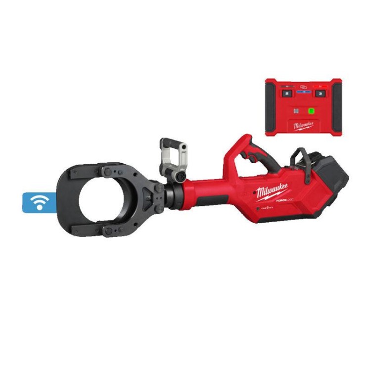 M18 HSFC125R-802C - Hydrauliczny obcinak do kabli zabezpieczających 125 mm, 120 kN, 18 V, 8.0 Ah, ONE-KEY, walizce, 4933499331