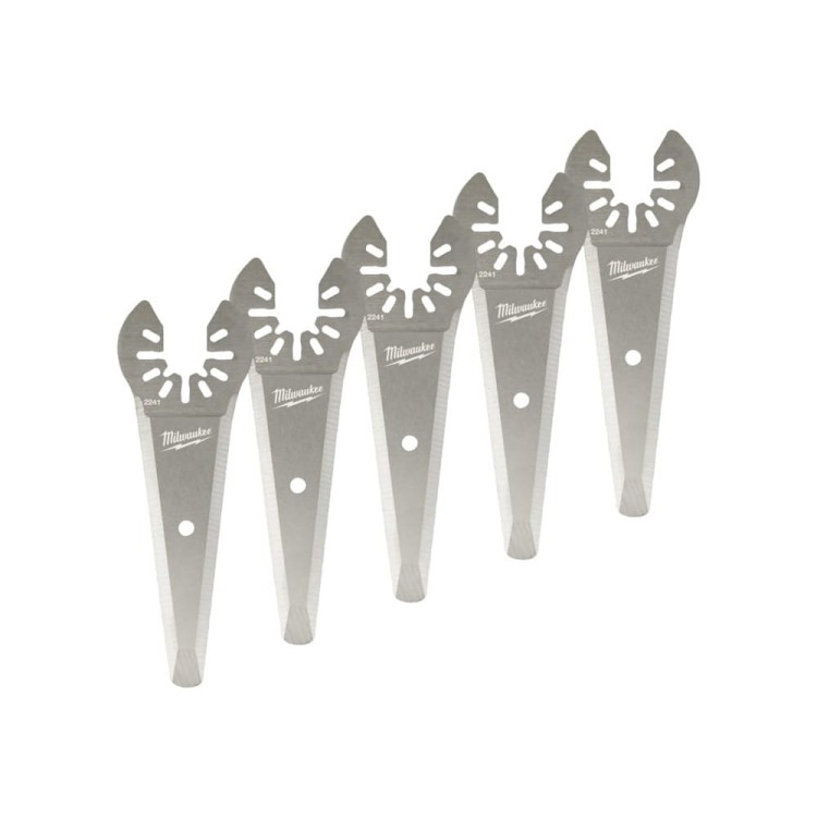 48852241 - Ostrze do Multitoola do cięcia masy uszczelniającej, wykonane z litej stali nierdzewnej, 10 mm (5 szt.)