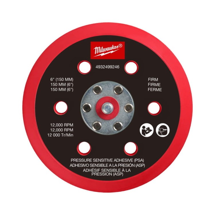 FROSBPSP150 - Podkładka pod szlifierkę mimośrodową M12 FUEL 150 mm, miękka, PSA, 4932499246