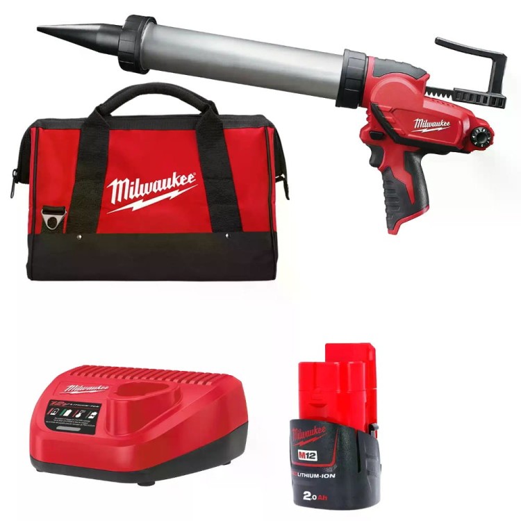 M12 Subkompaktowy pistolet do klejenia z tubą 400 ml