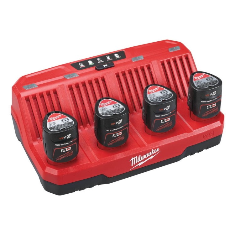M12 Ładowarka 4 portowa - M12 C4 4932430554 - techniktools