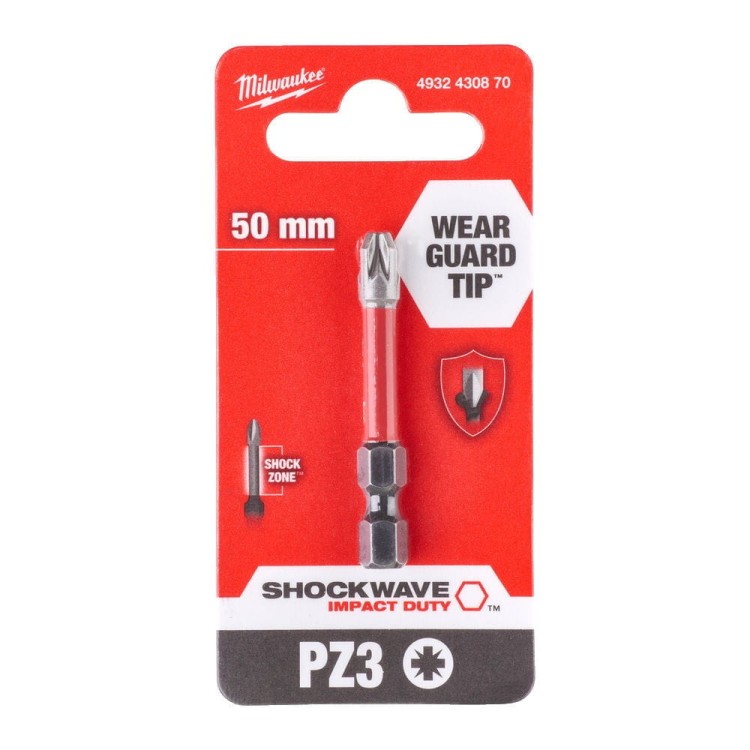 BIT SHOCKWAVE PZ3 50MM 4932430870 - techniktools