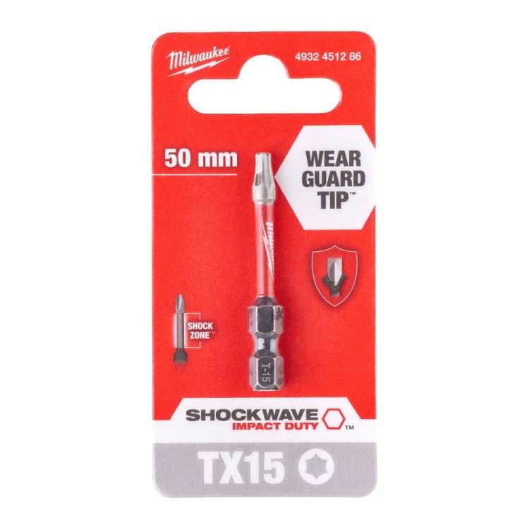 BIT SHOCKWAVE TX15 50MM 4932451286 - techniktools