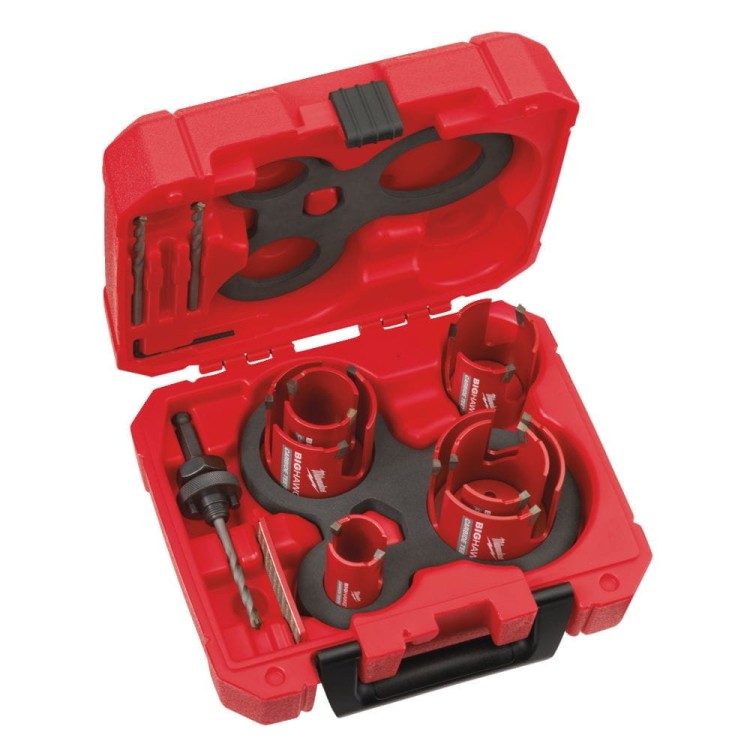 Otwornice z węglikiem wolframu BIG HAWG multi material - zestaw 4932464939 - techniktools
