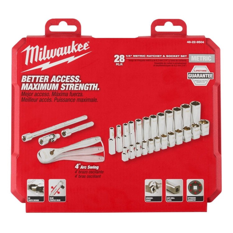 Zestawy nasadek z grzechotką 4932464943 - techniktools