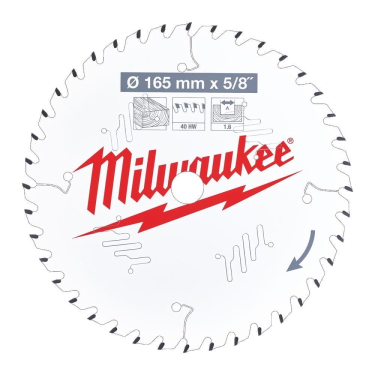 Tarcza pilarska 165X15.87X1.6X40ATB 4932471312 - techniktools