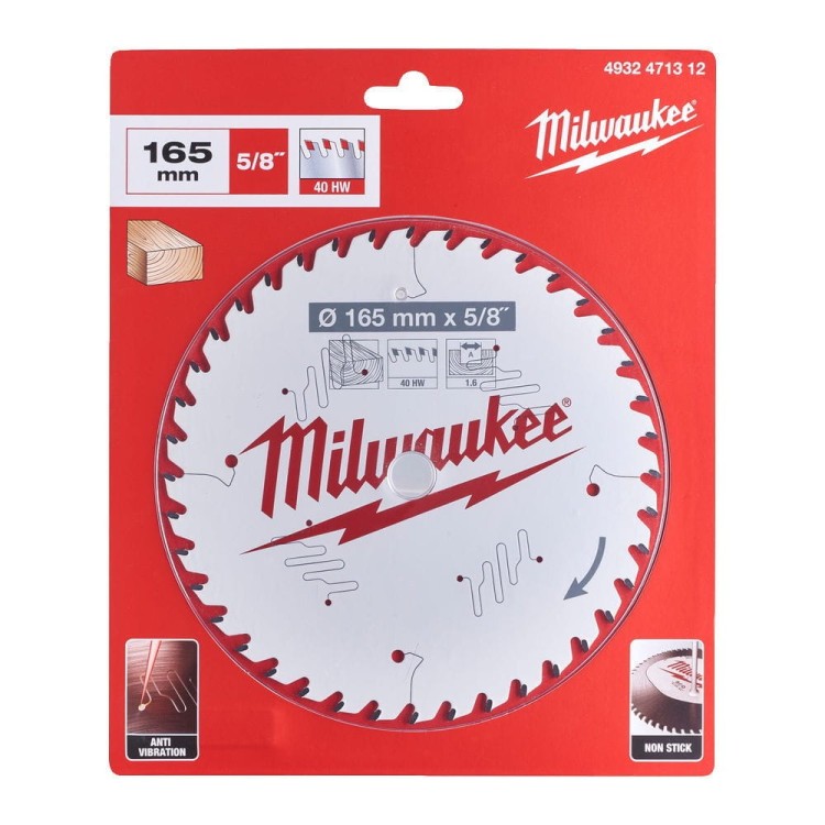 Tarcza pilarska 165X15.87X1.6X40ATB 4932471312 - techniktools