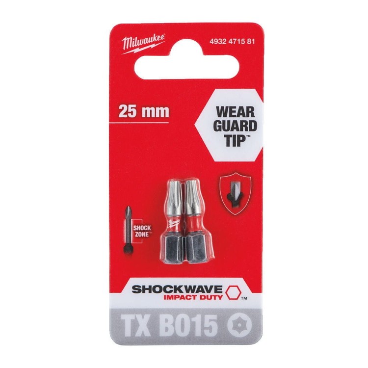 Bity udarowe ShW TX BO15 25mm-2 szt. 4932471581 - techniktools
