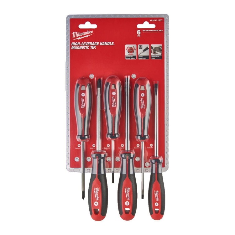 Zestaw wkrętaków PH & SL - 6 szt. 4932471807 - techniktools