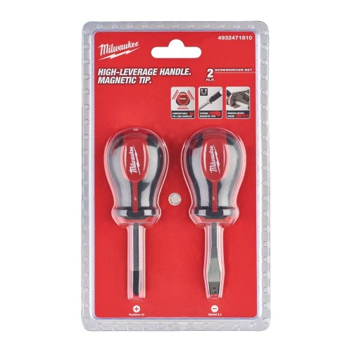 Zestaw krótkich wkrętaków - 2 szt. 4932471810 - techniktools