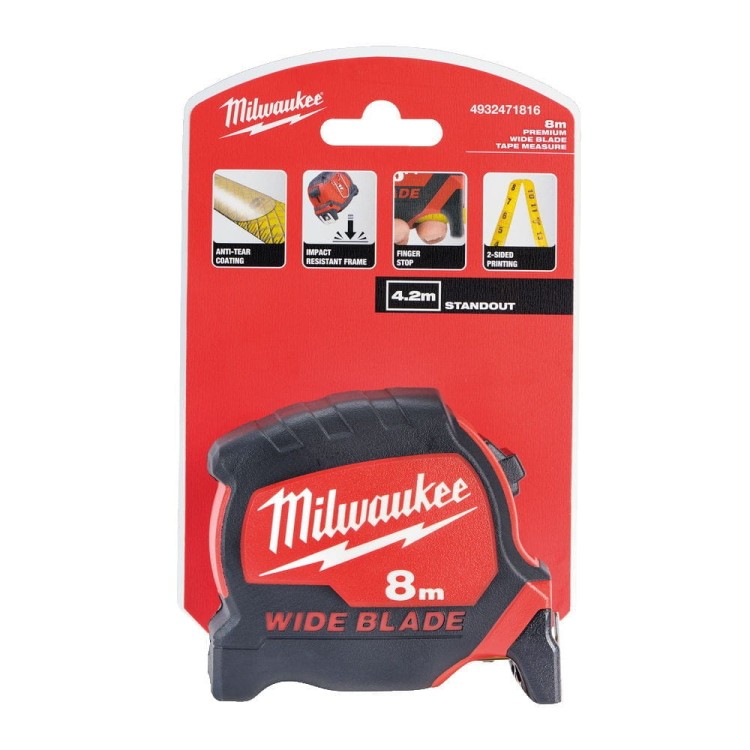 Taśma miernicza Premium Wide 8 m 4932471816 - techniktools