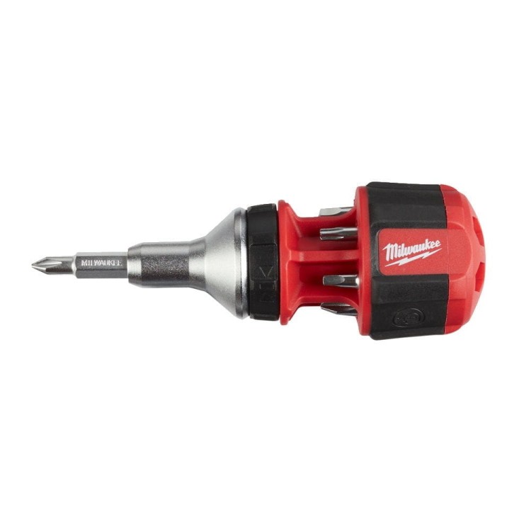 Krótki uniwersalny wkrętak z grzechotką 8 w 1 4932471868 - techniktools