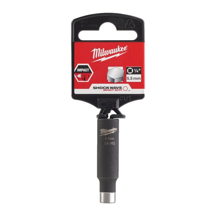 Nasadka udarowa HEX 1/4" długa 5,5 mm 4932472286 - techniktools