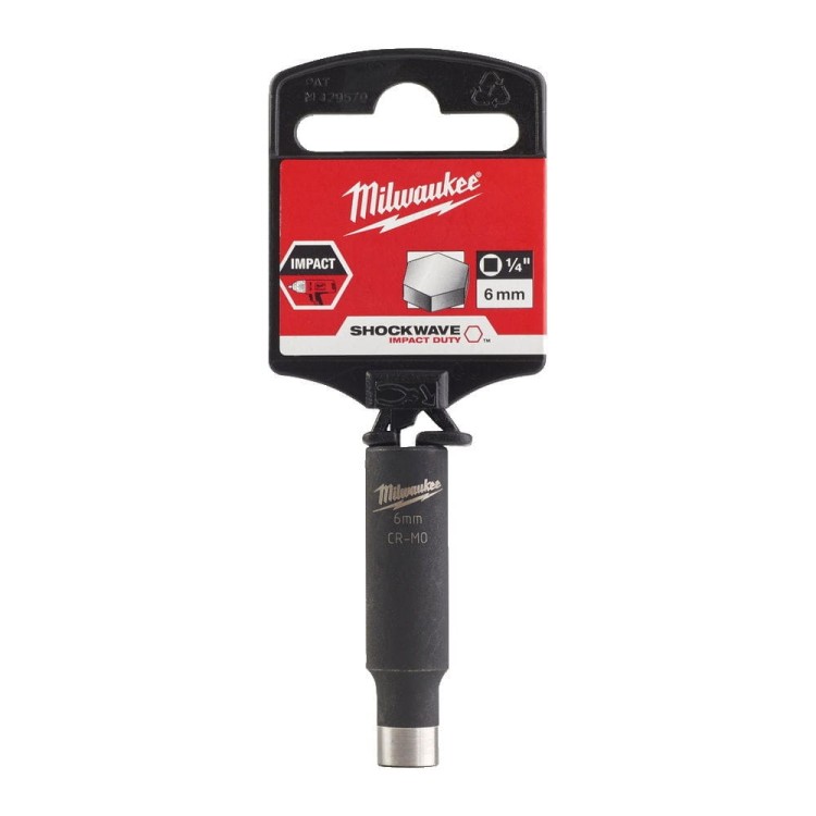 Nasadka udarowa HEX 1/4" długa 6 mm 4932478000 - techniktools
