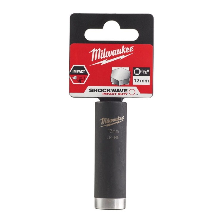 Nasadka udarowa HEX 3/8" długa 12 mm 4932478024 - techniktools